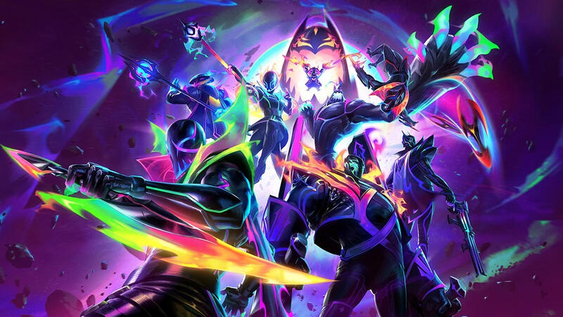 An image of a promo image for the 2022 Neon Strata event for League of Legends
