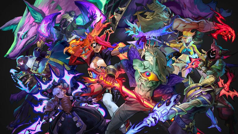 An image of a promo image for the 2023 Soul Fighter event for League of Legends